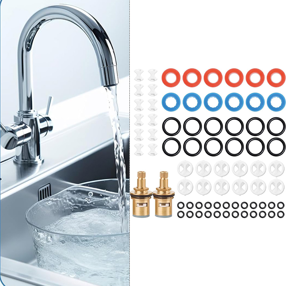 ชุดตลับก๊อกน้ำทองเหลือง 2 ชิ้น - Silicone Tap Washer บทวิจารณ์และราคา