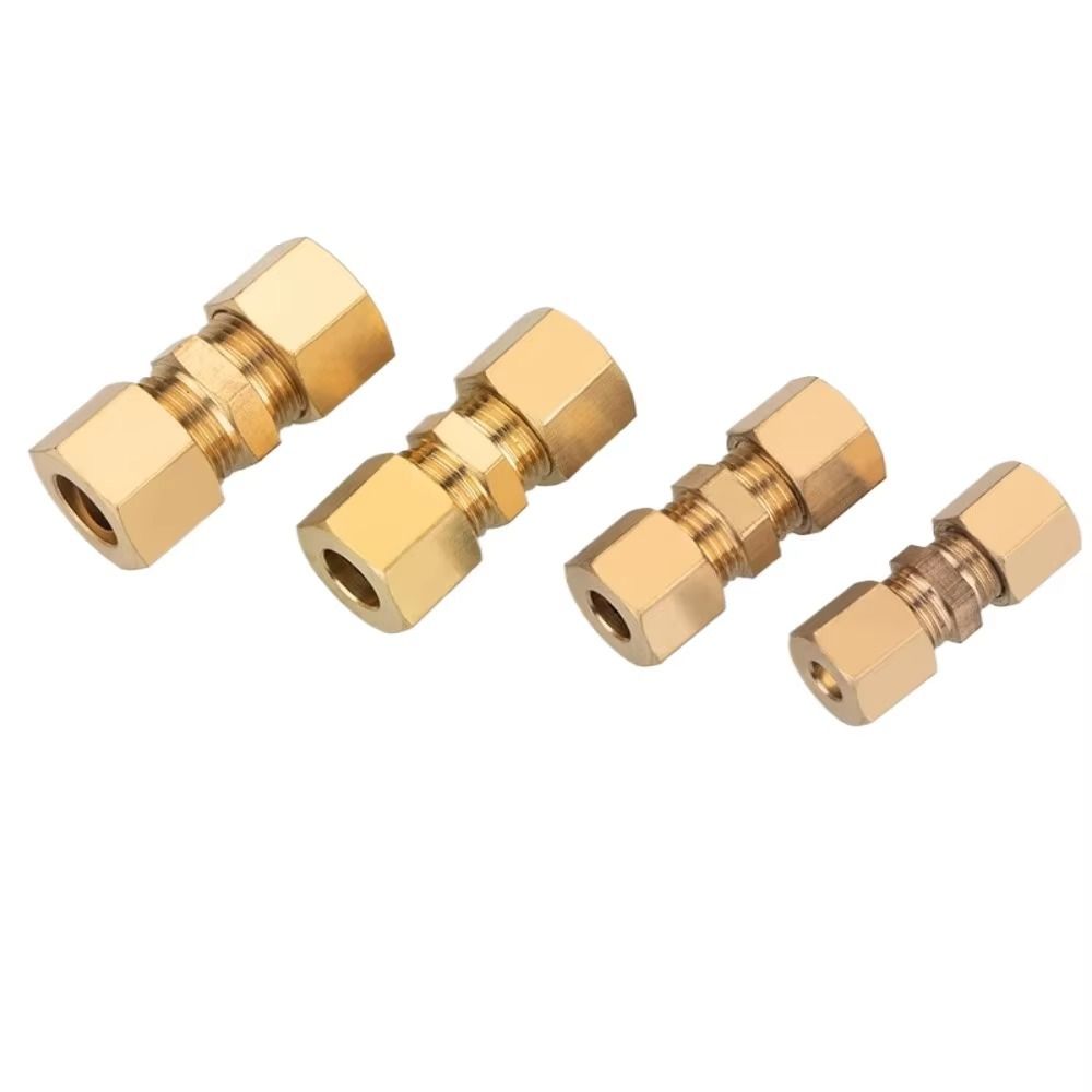 ข้อต่อทองเหลือง ข้อต่อแบบบีบอั - Compression Fitting Brass บทวิจารณ์และราคา