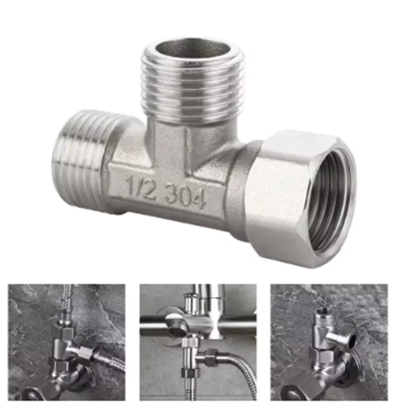 ข้อต่อรูปตัวที สแตนเลส G1/2 นิ - Shower Valve Cartridge บทวิจารณ์และราคา