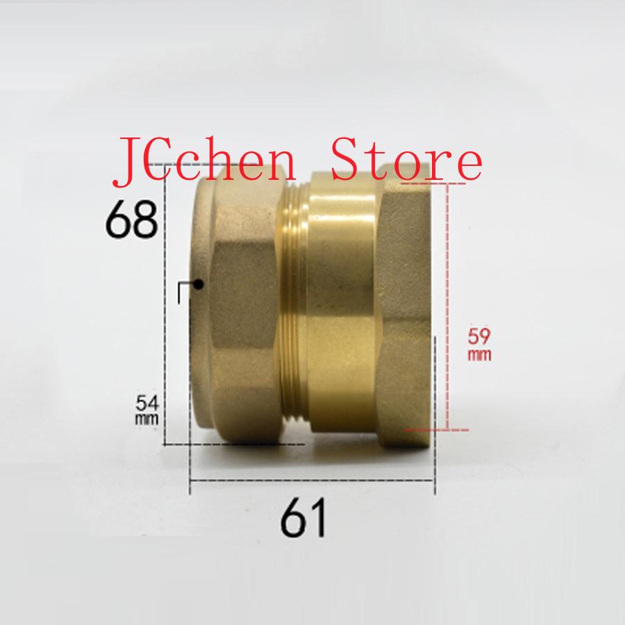 ข้อต่อทองเหลืองแบบอัด ขนาด 54  - Compression Fitting Brass บทวิจารณ์และราคา
