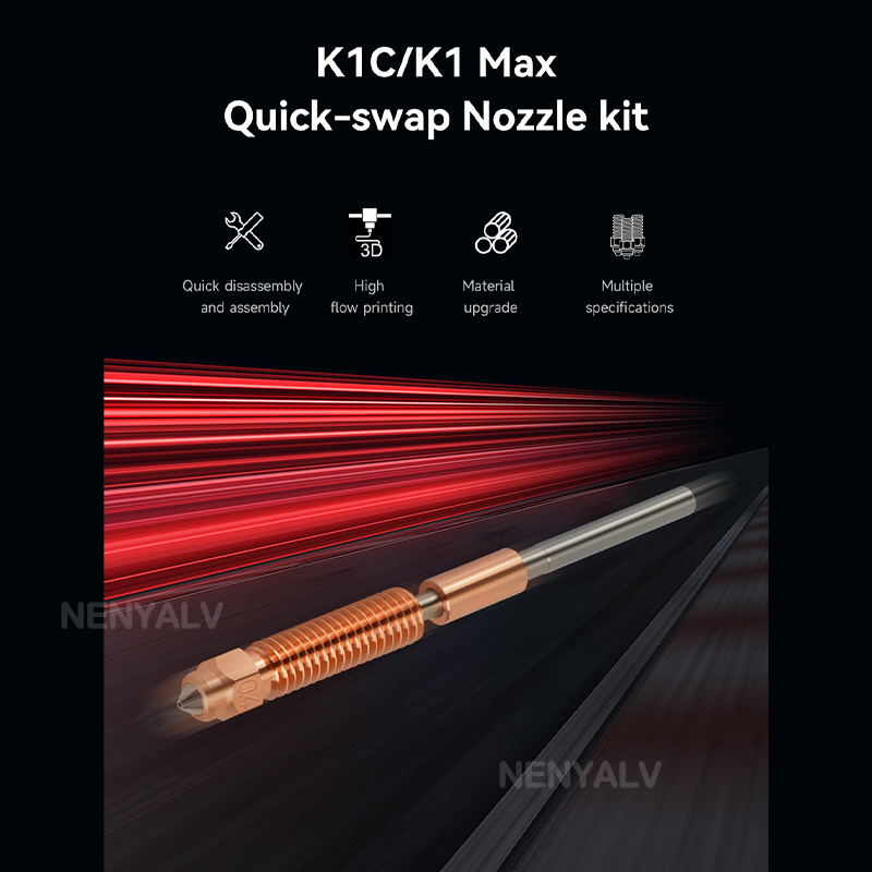 สำหรับหัวฉีด Creality K1C/K2 S - Creality Printer K1 บทวิจารณ์และราคา