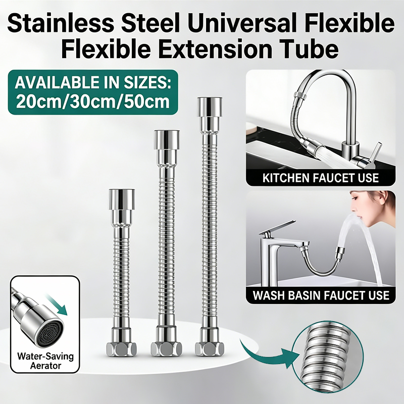 360 °   ท่อต่อก๊อกน้ำสแตนเลสแบ - Flexible Hose Braided บทวิจารณ์และราคา